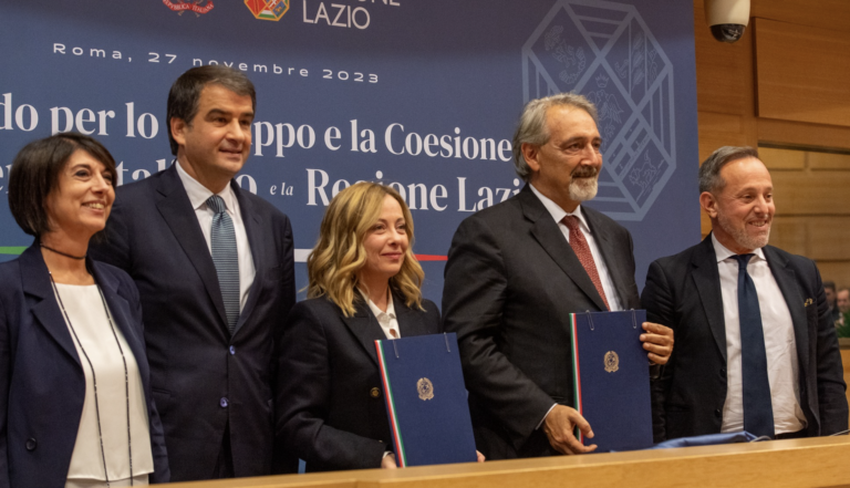 Accordo Meloni – Rocca. Al Lazio 1,2 miliardi dal Governo