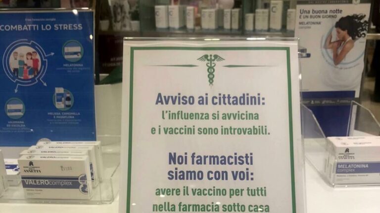 Boom di somministrazioni di vaccinazioni contro l’influenza nel Lazio