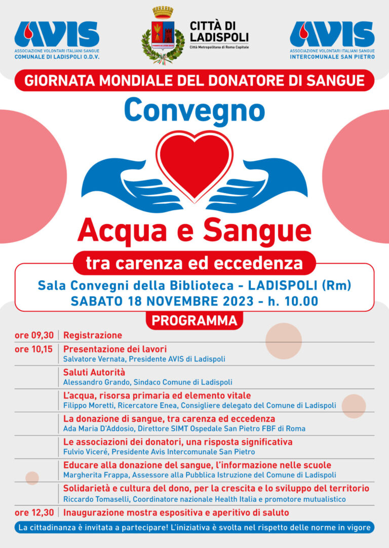 Avis, sabato in biblioteca il convegno “Acqua e Sangue”