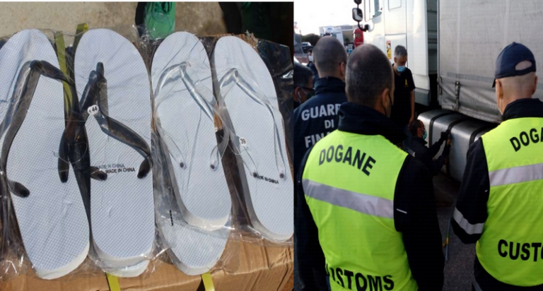 GdF Roma: sequestrate                      33 mila calzature non sicure