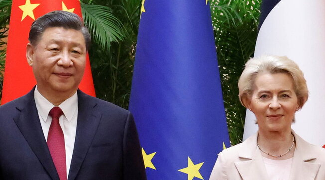 Cina, Xi incontra i leader Ue Von       der Leyen e Michel