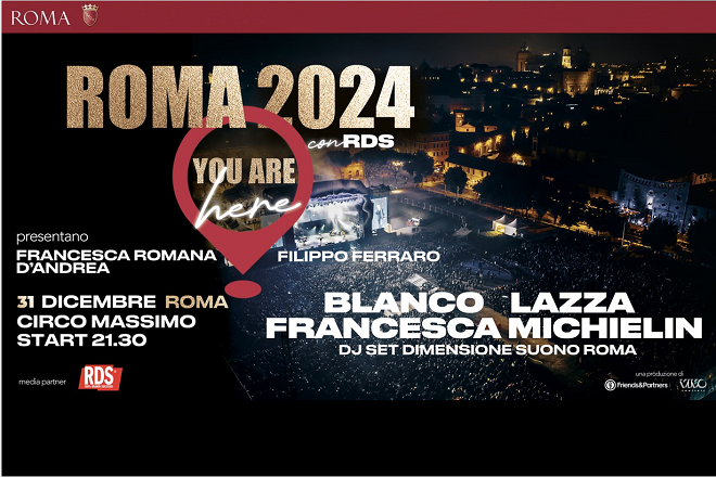 Capodanno 2024, concerto al Circo Massimo con Michielin, Blanco e Lazza