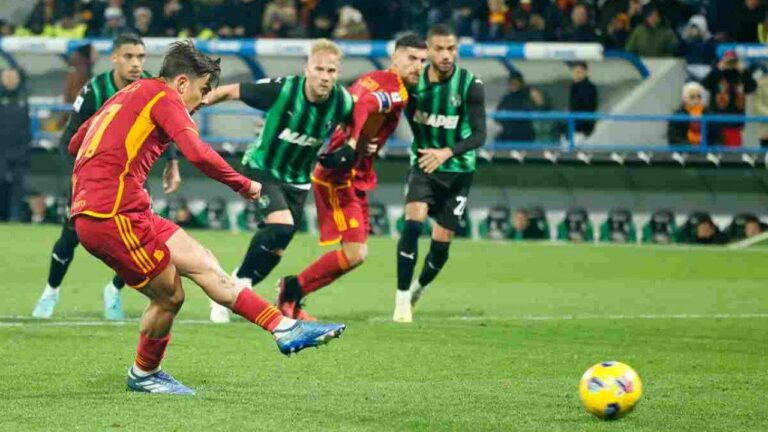 Roma, successo in rimonta sul campo del Sassuolo