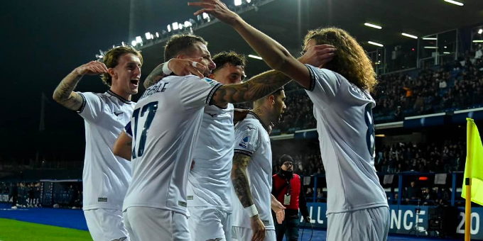 Empoli-Lazio 0-2. Sarri porta a casa tre punti