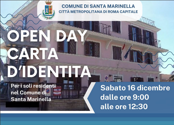 Open Day Carta d’Identità a Santa Marinella